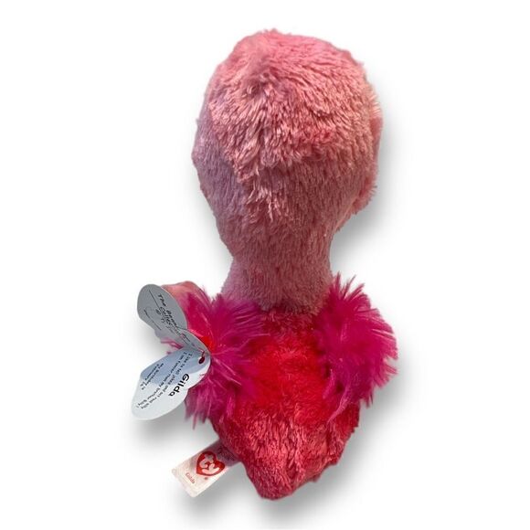 Ty Beanie Boos Gilda Pink Flamingo Stuffed Animal - Picture 4 of 5